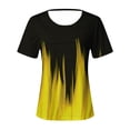thumbnail image 4 of gbyLJF V Neck Tunic Tops for Women Womens Shirts/ Tops Lightweight Shirts for Women Compression Shirts Multicolor L, 4 of 6