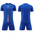 thumbnail image 2 of NAISIBABY Boys Shorts Sets 2-Piece, Performance T-Shirt and Shorts Quick Dry Breathable Basketball Running Athletic Outfits Blue Size 4, 2 of 4