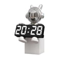 thumbnail image 1 of Reloj despertador Digital creativo para habitación de niños, reloj de escritorio con tema para dormitorio, figura de baño, escultura, mesa de plata, 1 of 9