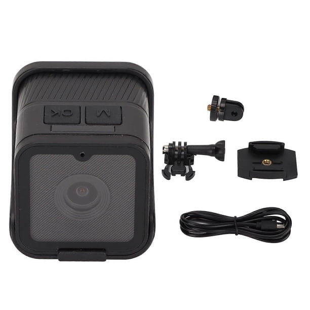 Mini Action Camera HD 1080P Loop Recording Waterproof WiFi Sports Camera with HiFi Microphone for Car Cycling