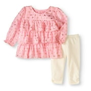 Ht Nbg Rose Gold Foil Chiffon Set