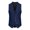 Navy #3, variant on Men's Vintage Slim Fit Suit Vest Formal Prom Party Herringbone Pattern Waistcoat with Chain Detail,Pockets Navy M