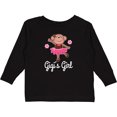 thumbnail image 3 of Inktastic Gigis Girl Ballerina Monkey Girls Long Sleeve Toddler T-Shirt, 3 of 5