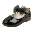 thumbnail image 2 of Kiplyki New Arrivals Toddler Shoes Infant Kids Girls Soft Princess Knot Leather Flat Shoes, 2 of 8