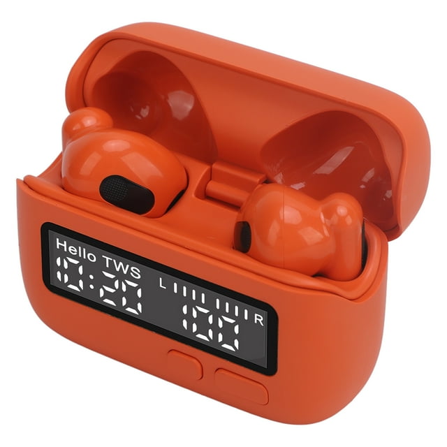 Earbuds, ENC Noise Reduction Stereo Sound 5.2 Earphones with LED Power Display, for Sports Game