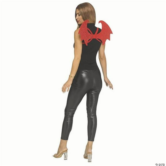 Fun World FW96961R Adults Red Rhinestone Bling Diva Wings Costume Accessory