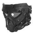 thumbnail image 4 of Protección facial completa negra, lente transparente ergonómica para juegos CS, actividades al aire libre de Halloween, 4 of 5