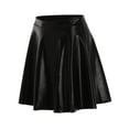 thumbnail image 6 of yocbz Womens Skirts Skirt A-Line Mini Skater Flared Pleated Skirts Ruffled Short Skirts for Party Black,Size for M, 6 of 7