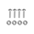 thumbnail image 1 of Tornillos de parabrisas Unique Bargains para Harley Touring FLTRX Road Glide 2015-2023 4 tornillos 4 arandelas aleación de titanio tono plateado, 1 of 6