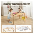 thumbnail image 3 of Sensory Table for Toddlers, Kids Activity Table with Storage Bins, Double-Sided Play Table for Sand, Water, Drawing, Studying, Pine Wood, 3 of 7