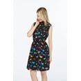 thumbnail image 5 of Hawaii Hangover Robe Chemise Femme G Flamingo Party en Noir, 5 of 5