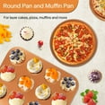 thumbnail image 4 of CHEF LANG Two Tone 5pcs Bakeware Set Baking Pan Set Non-Stick Kitchen Oven Round/Square Cake Pan, Muffin Pan, Baking Pan, Cookie Sheet Set Baking Supplies Christmas, 4 of 10
