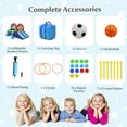 thumbnail image 6 of Gymax Kids Inflatable Bounce House Bouncer Castle w/ Double Slides Without Blower, 6 of 9