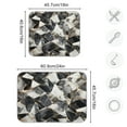 thumbnail image 3 of Marble Black Dish Drying Mat Microfiber Kitchen Pad Large Counter Absorbent Dish Mats Drainer Rack 18"x24", 3 of 7