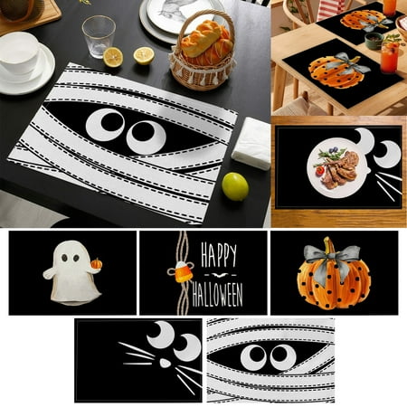

Dining Table for 4 under 100 Light Place Mats outside Dinner Table Set Chargers 6 And Napkins Table Mats for Dining Room Table round Plate Mate 6 Plate Mat Set 4 for Christmas Happy