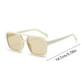 thumbnail image 2 of Gafas de sol cuadradas grandes y elegantes de color verde para conducir con estilo Diseño retro unisex para el sol, 2 of 2
