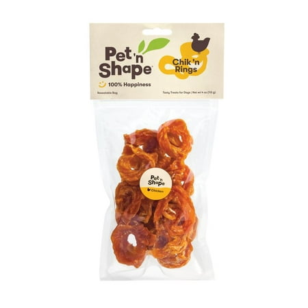 UPC: 0032657105043 | Pet n Shape Chik n Rings Jerky Dog Treats – 4 Ounce — Healthy Dog Treats