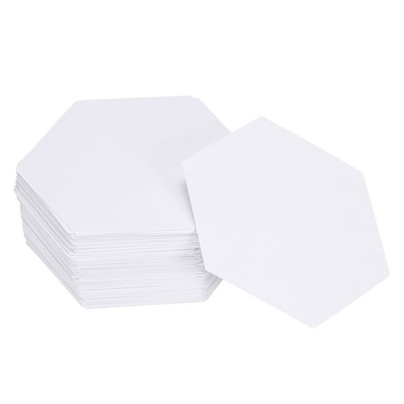 100 Count Hexagon Paper Piecing Paper for Quilting, 1-Inch English Paper Piecing Template, Foundation Paper Pieces Patchwork Supplies