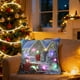 thumbnail image 4 of Funda de almohada de poliéster, decoración navideña, almohadas LED navideñas, regalos navideños, almohadas LED que pueden parpadear o permanecer encendidas, dos modos de cambio, cojines de sofá estamp, 4 of 6