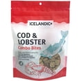 thumbnail image 2 of pack of 4 - Icelandic+ Combo Bites Cod & Lobster Dog Treats, 3-oz bag, 2 of 2
