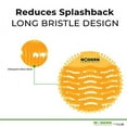 thumbnail image 3 of Modern Industrial Urinal Screen & Deodorizer - Fits Most Brands, Orange Citrus, 10-Pack, 3 of 7
