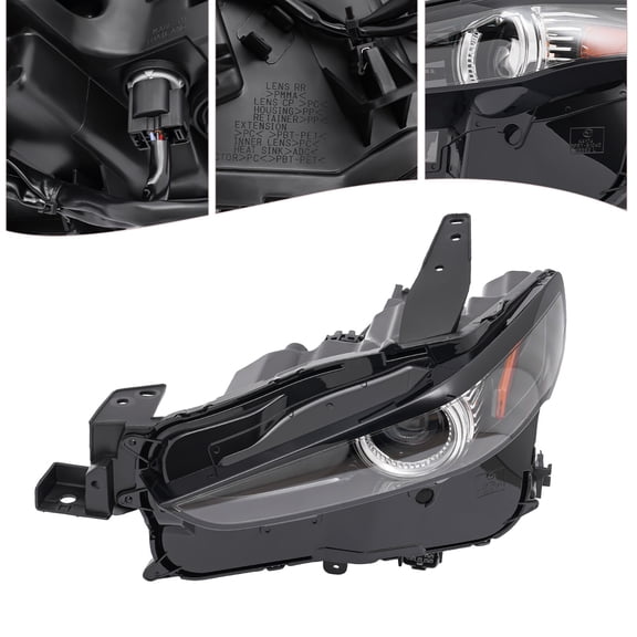 LED Headlights with LED DRL Assembly for 2020-2024Mazda CX-30 2.5S/Select/Preferred/Carbon Edition,Left Driver Side Front Headlight Headlamp (Left Side)