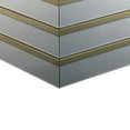 thumbnail image 3 of Acme Dominic End Table, Mirrored, Mirror, Stainless Steel, Composite Wood, Indoor, 3 of 5
