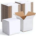 thumbnail image 2 of 72 Pcs Corrugated Cardboard Small Shipping Boxes for Packaging Mailing Packing Moving Small Business Storage Crafts Gifts(7x5x4 Inch,White), 2 of 6