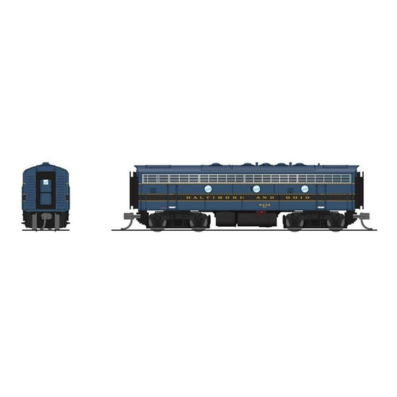 Broadway Limited Imports N EMD F7B B&O 5456 Blue/Black/Gold Paragon4 BLI7767 N Locomotives