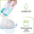 thumbnail image 4 of Recipientes de vidrio para preparación de comidas PrepNaturals de 1 L (paquete de 8), 4 of 7