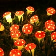 thumbnail image 5 of Mushroom String Lights 20 LED Fairy Lights Battery Operated, Red and White Decorative Lights for Indoor Outdoor Parties, Bedrooms, Gardens, Weddings, Holiday and Festival Decorations, 10ft Long, 5 of 6
