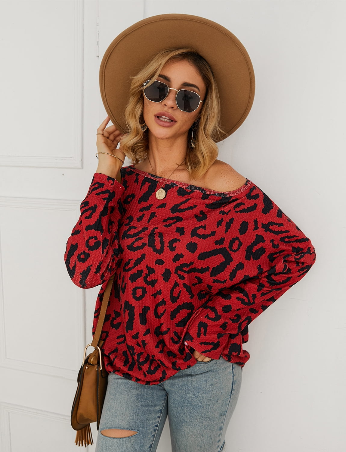 walmart leopard pullover