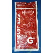 EnviroCare G Type Vacuum Cleaner Bags for Dirt Devil Handheld Vacuums (3 Pack)
