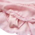 thumbnail image 4 of TSSOE Girls' Kids Flutter Short Sleeve Ballet Dance Tutu Dress Skirted Leotard Gymnastics Pink 8-10, 4 of 5