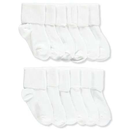 

TSG Baby Girls 6-Pack Socks - white 12 - 24 months