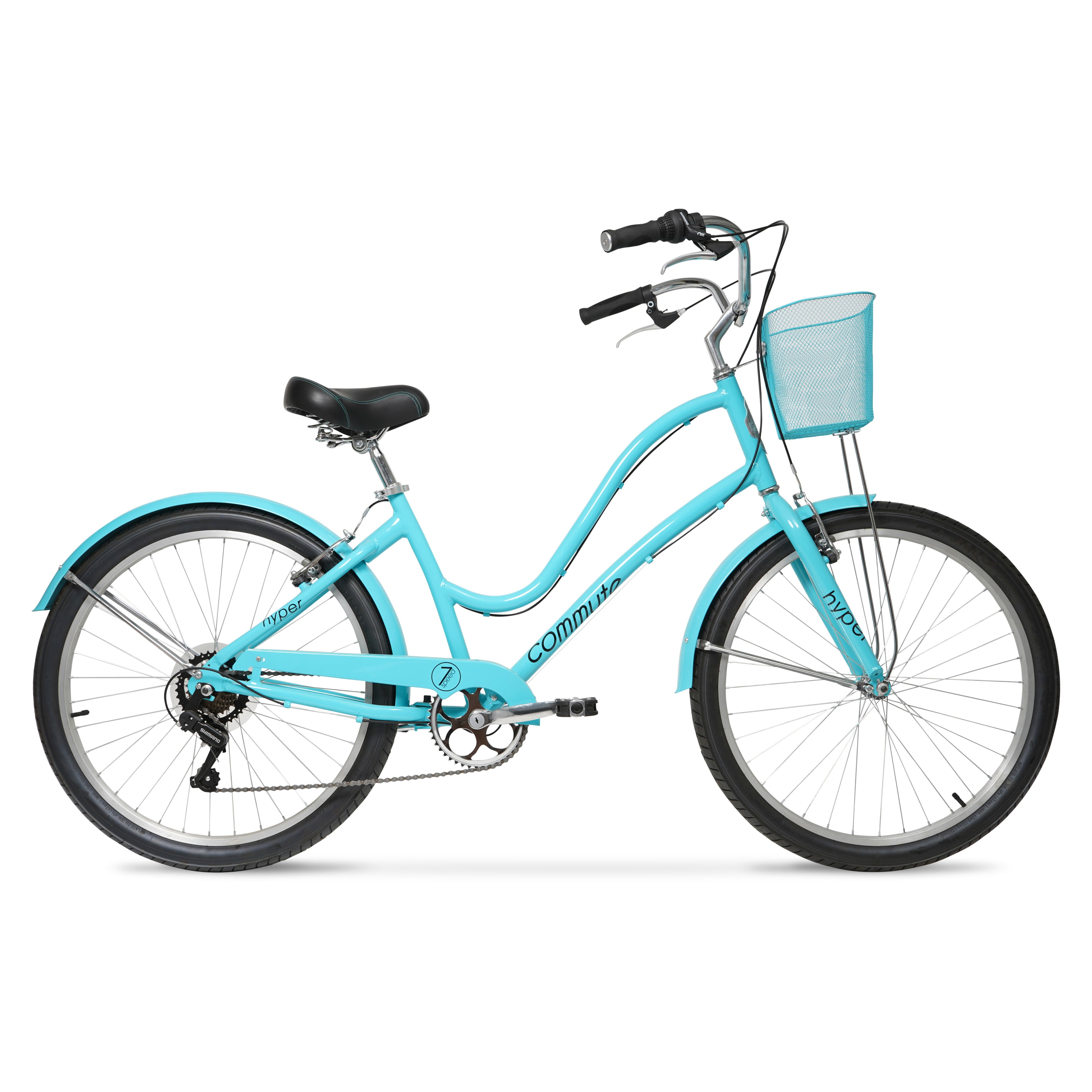7 Speeds 27.5-inch Schwinn Bellwood Comfort Hybrid Womens Bike Blue 