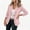 Pink women blazer jacket a1, variant on Yrmaups Office Work Fall Layering Long Sleeve Button Down Blazer for Women, Casual Open Front Business Jacket, Soft Solid Everyday Cardigan, Brown XL