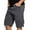 Dark Gray, variant on Haoxianjian Outdoor Cargo Shorts Casual Elastic Waist Lightweight Fishing Hiking Shorts Vacation Summer Travel Golf Classic Fits Shorts Multi Pockets L-4X