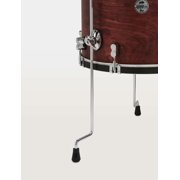 PDP Concept Classic Series 3-Piece Maple Shell Pack, Ox Blood with Ebony Hoops and Chrome Hardware; 9x13, 16x16, 14x24