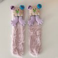 thumbnail image 4 of Fuzzy Slipper Socks for Women Winter Warm Thick Fleece Colorful Floor Socks Cartoon Dog Furry Socks for Home Sleeping, 4 of 9