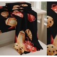 thumbnail image 6 of Soimoi Black Cotton Voile Fabric Kettle & Cups Kitchen Printed Fabric 1 Yard 42 Inch Wide, 6 of 7