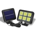 thumbnail image 2 of Injueey Luz solar LED a prueba de agua Sensor inteligente para exteriores Lámpara de pared ultrabrillante Pasillo Patio Iluminación de seguridad Iluminación y accesorios No.04 Injueey HA009502-04B, 2 of 6
