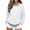 White, variant on RYRJJ Womens Denim Collared Patchwork Sweatshirts Lightweight Y2K Long Sleeve Pullover Fall Winter Trendy Sweatshirt Top with Pocket