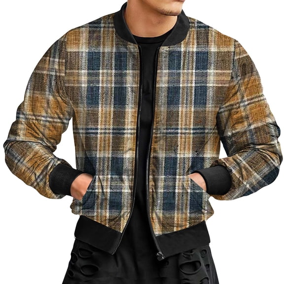 Vedolay Jacket Coat Casual Hooded Full Zipper Active Jacket Coffee,XL