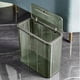 thumbnail image 5 of Bote de basura transparente, botes de basura para baño con tapa, bote de basura para dormitorio, 5 of 5