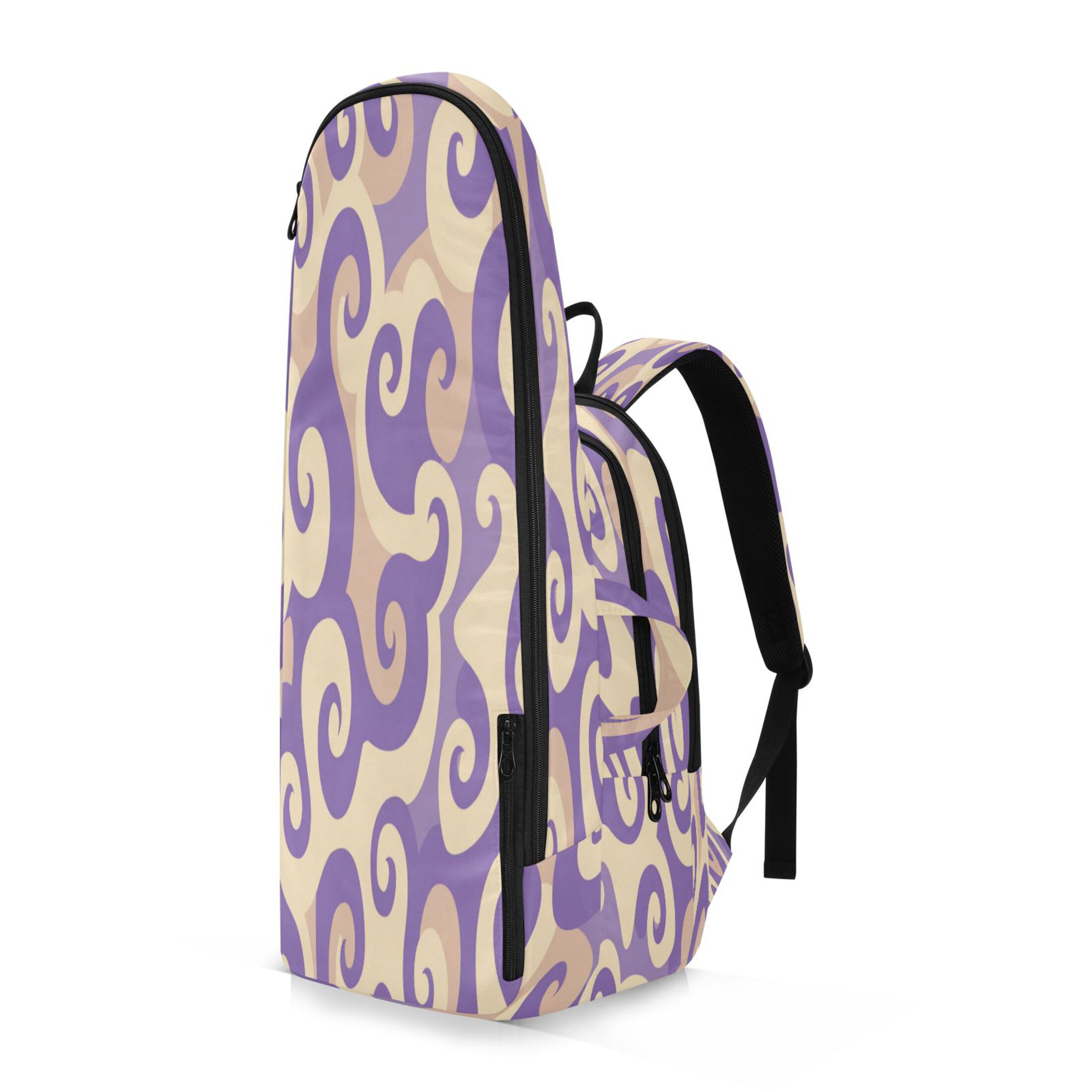 2 Racquet Holder Tennis Backpack Tennis Racket Covers Gym Bags Purple Whirlwind