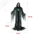Haunted Hill Farm 10-Ft. Tall Motion-Activated Towering Reaper, Premium ...