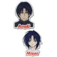 thumbnail image 1 of Pin Set - Rurouni Kenshin - Aoshi & Misao (Set of 2) New Anime Licensed ge50093, 1 of 1