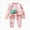 PP55-Light Pink, variant on 6-12 Months Newborn Boys Girls Pajama Sets Long-Sleeve Softness Sleepwear Pjs 2pcs Jammies Sleepwear Clothes Set Loungewear