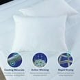 thumbnail image 2 of Martex brrr° Standard Down-Alt Pillow | Cooling Soft Adjustable Support | White, 2 of 4